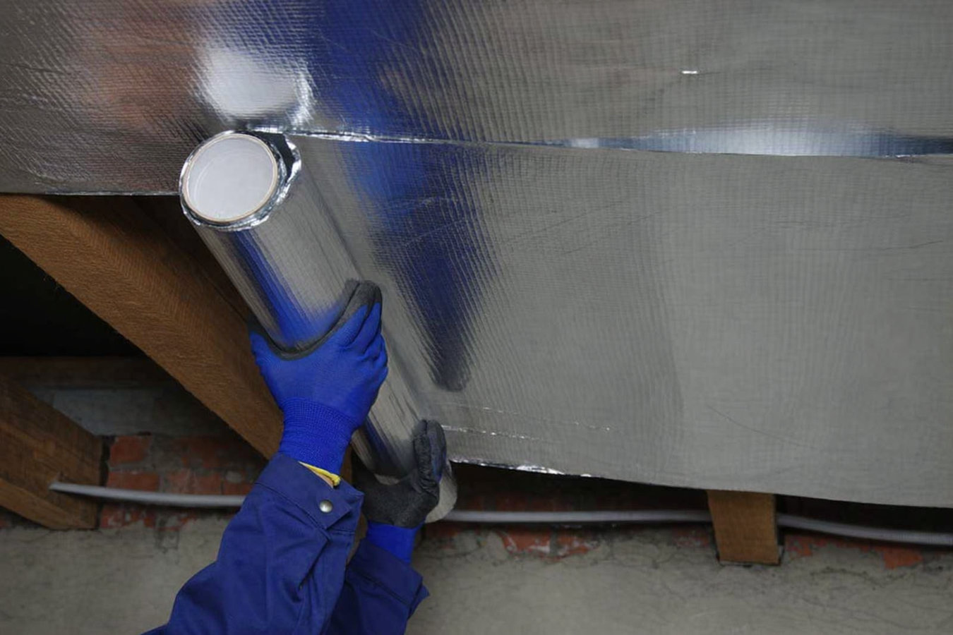 Vapor barrier installation in Huntington, WV